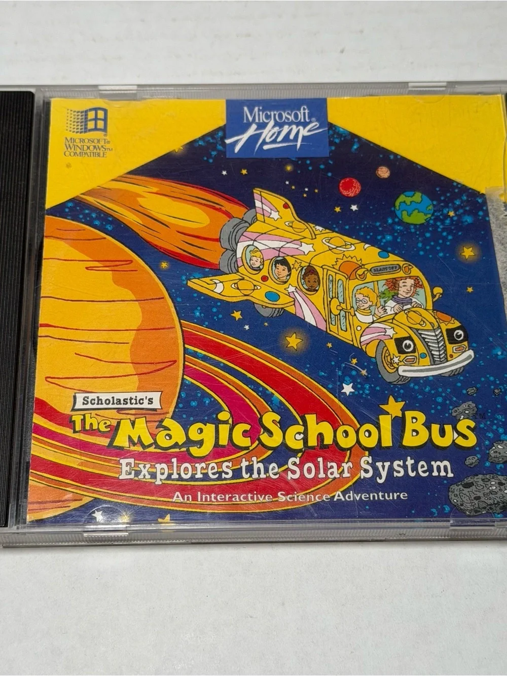 Vintage Magic School Bus Explores the Solar System PC Computer Game 90s